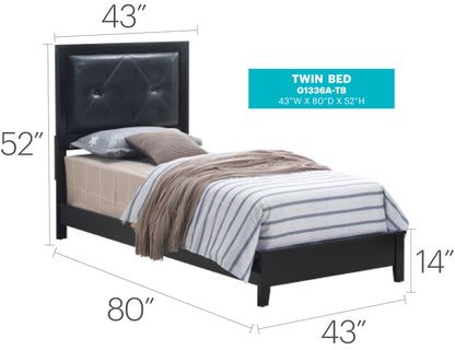 Padded Headboard Bed Glory Furniture