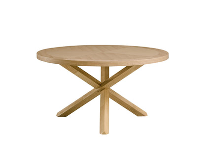 Kasem - Round Dining Table - Oak Acme