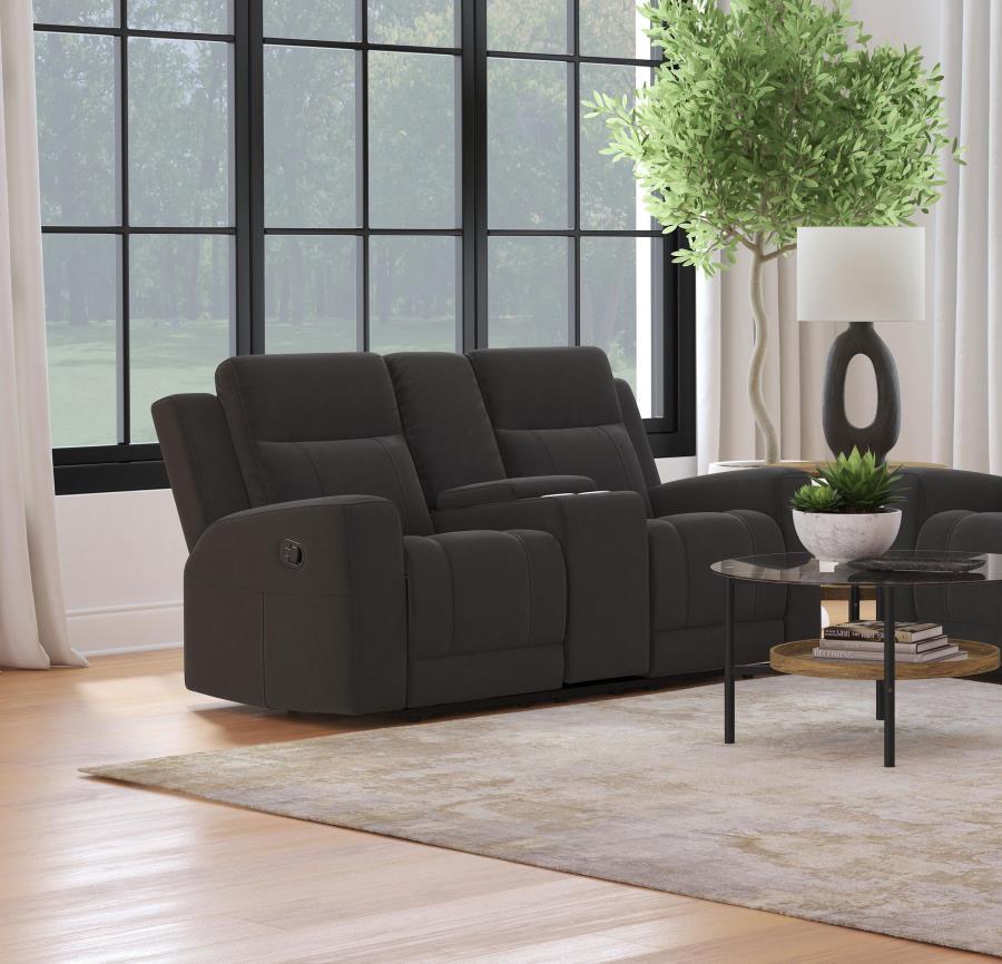 Brentwood - Upholstered Motion Reclining Loveseat Coaster Fine Furniture
