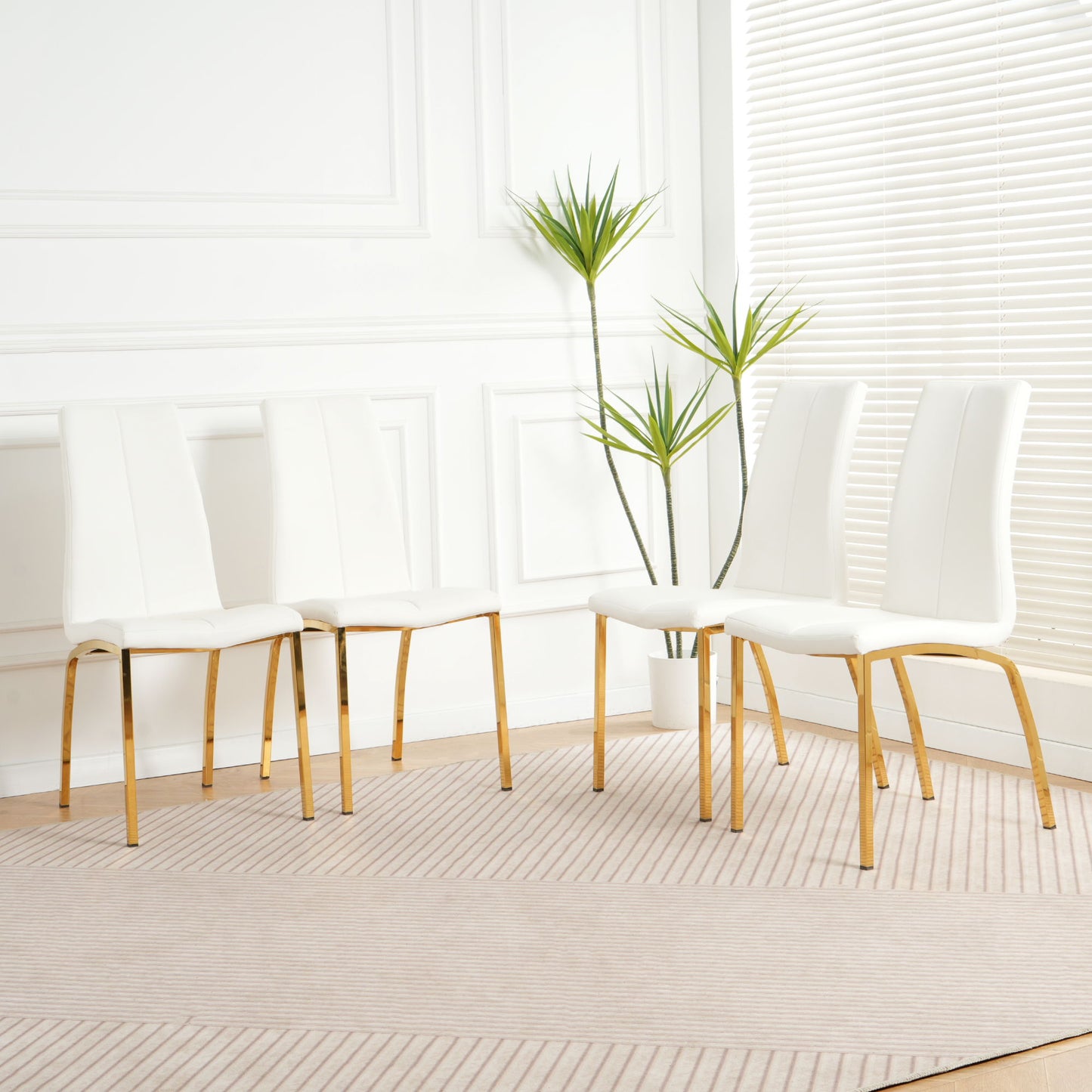 Modern Upholstered Dining Chair (Set of 4) Home Essentials