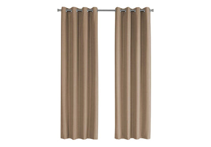 2 Pieces Set, Curtain Panel, Room Darkening, Grommet, Contemporary & Modern 8th Street