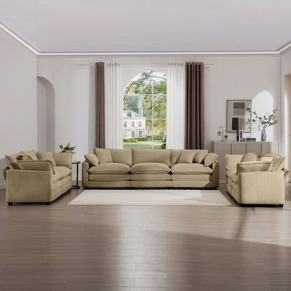 Elegant Oversized Sectional Sofa Set With Deep Seats And Flexible Layout Home Essentials