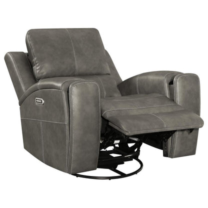 Brickston - Triple Power Swivel Glider Recliner Coaster Fine Furniture