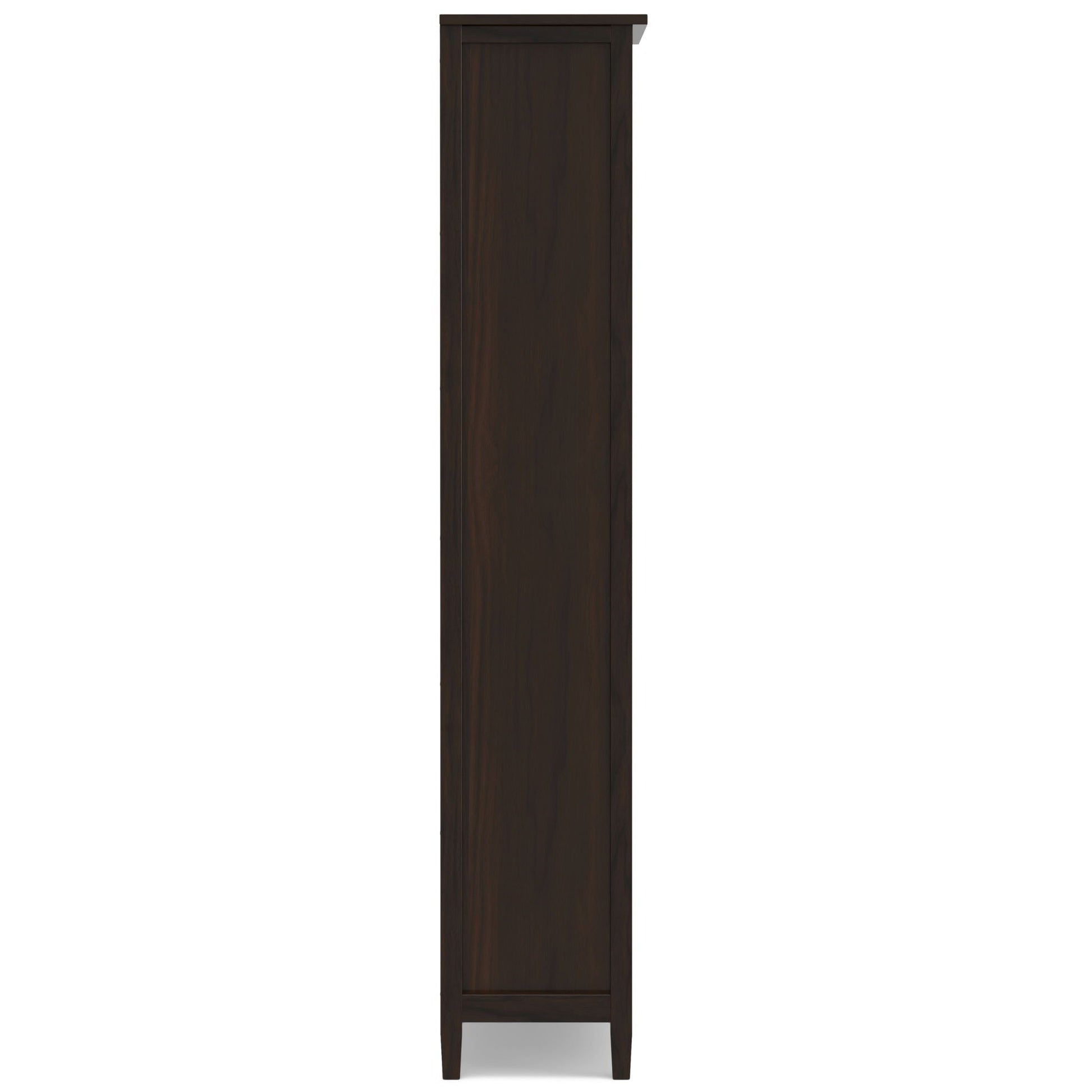 Warm Shaker - 5 Shelf Bookcase Simpli-Home
