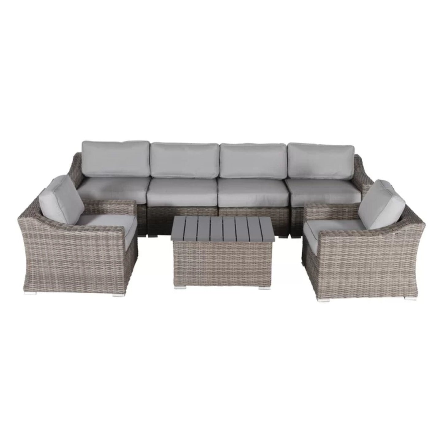 Stylish Sofa Seating Group With Cushions Perfect For Outdoor Gatherings LSI Patio Furniture