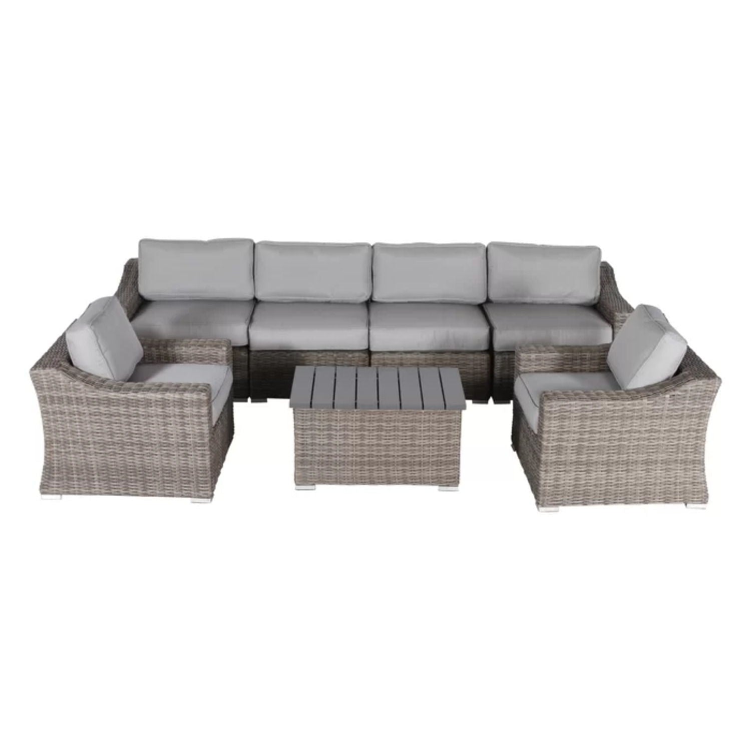 Stylish Sofa Seating Group With Cushions Perfect For Outdoor Gatherings LSI Patio Furniture