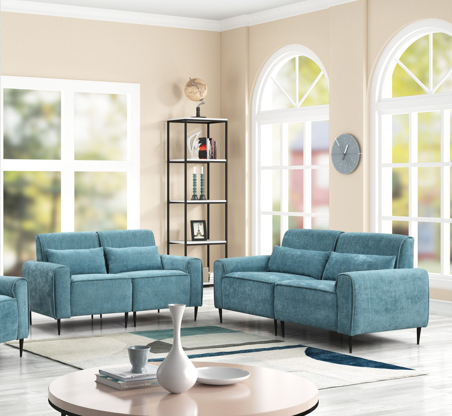 Valentina - Chenille Living Room Set Lilola Home