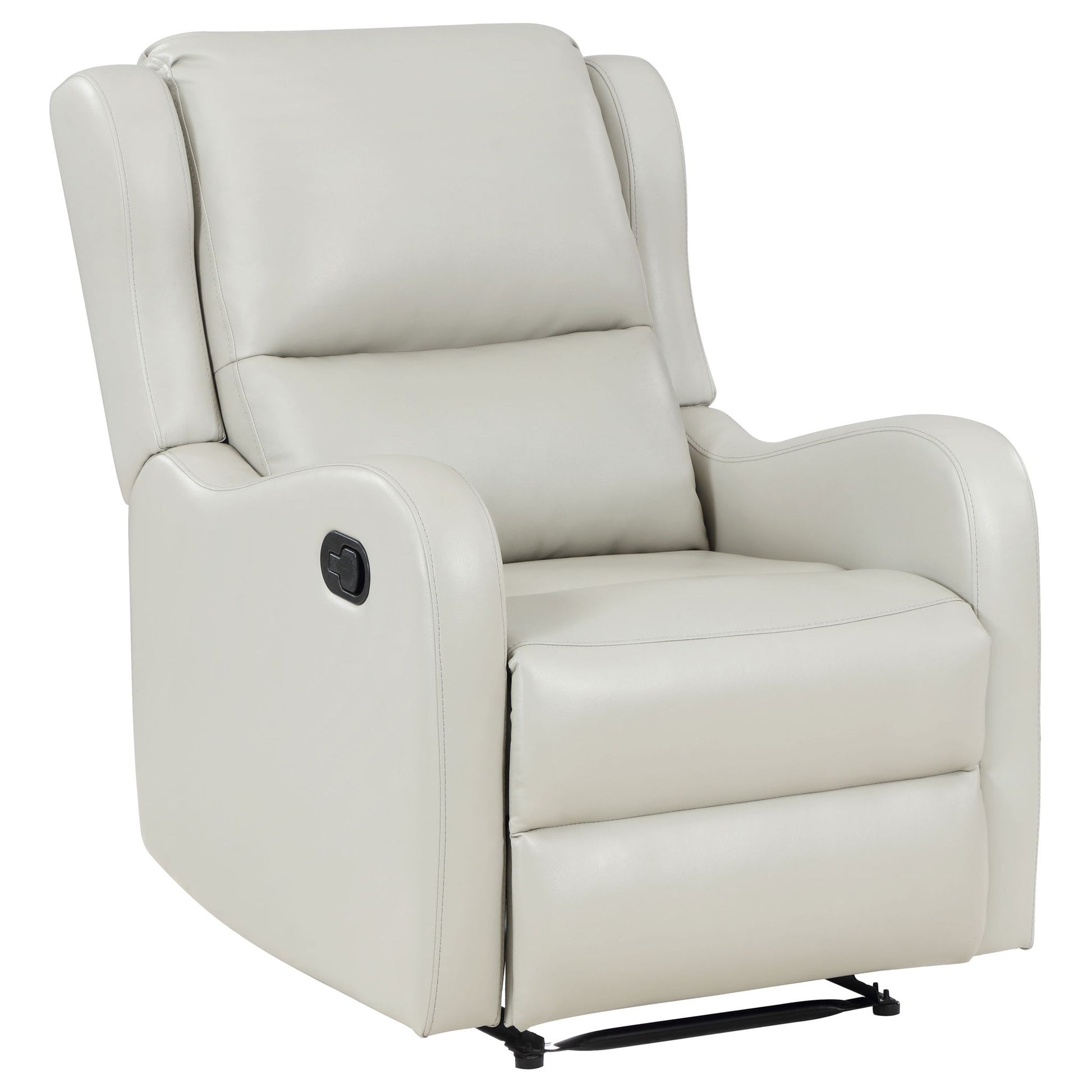 Cortland - Upholstered English Arm Recliner Chair Comfort Enhancing Lounge Chair - Ivory Furniture Max