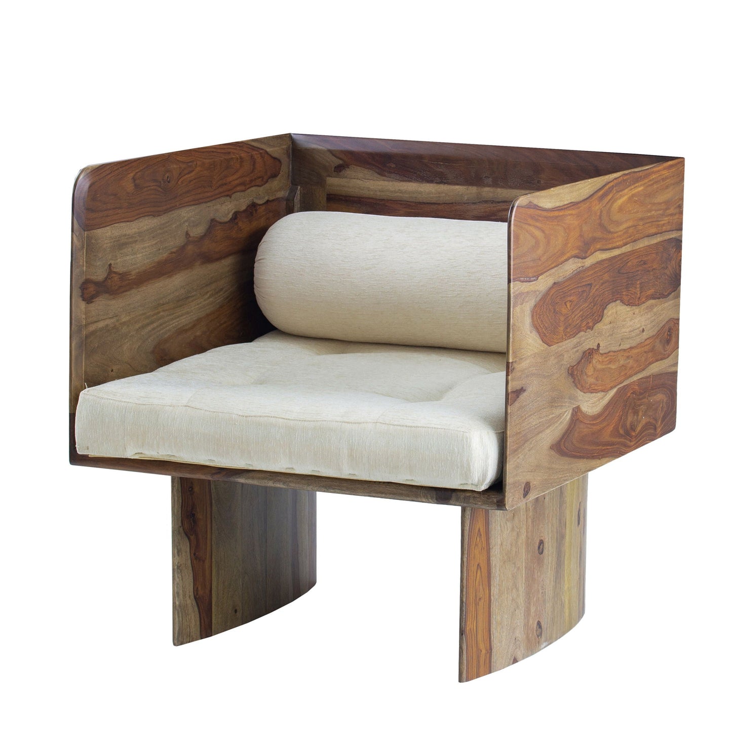 Wooden Sofa - Brown Home Essentials