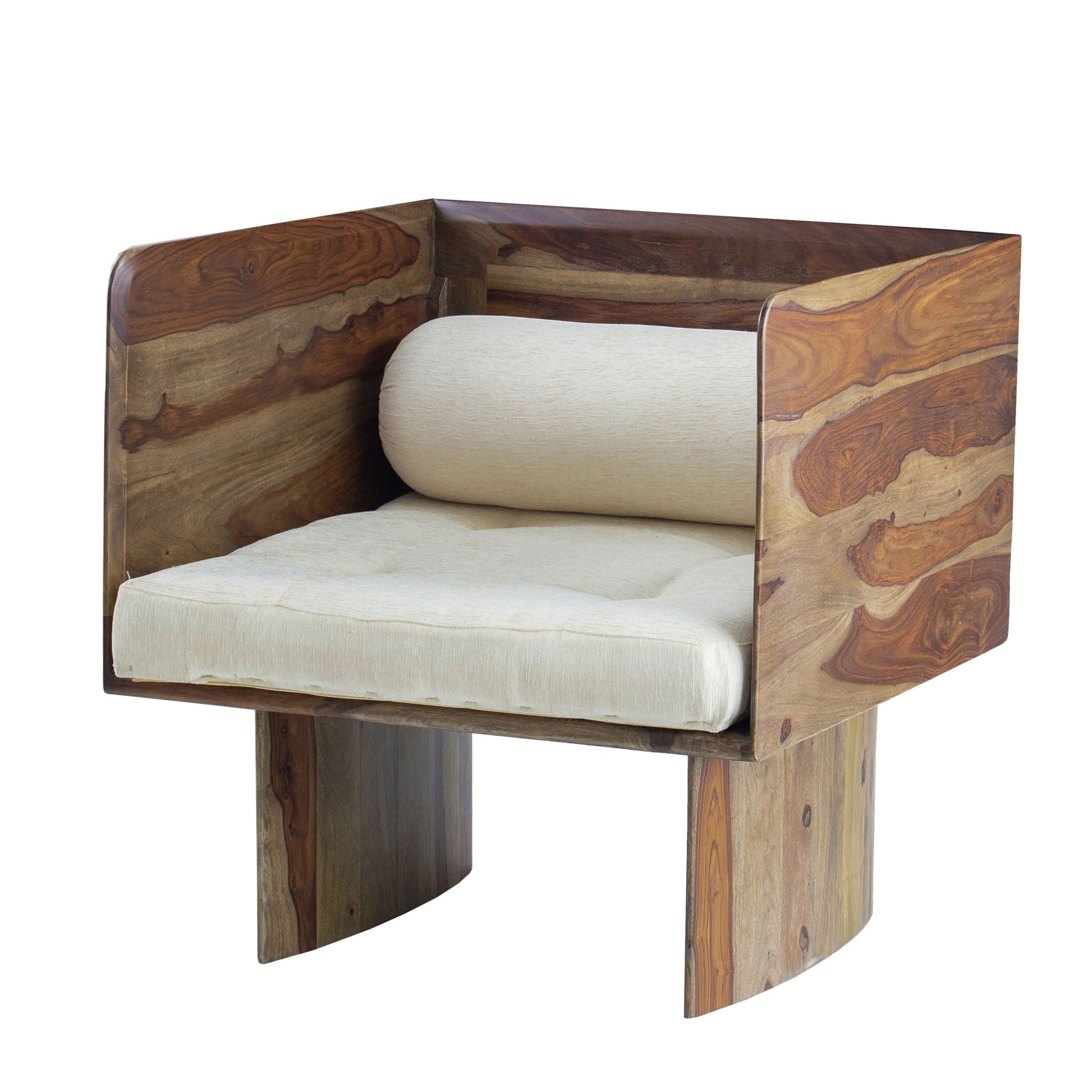 Wooden Sofa - Brown Home Essentials