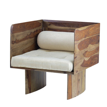 Wooden Sofa - Brown Home Essentials
