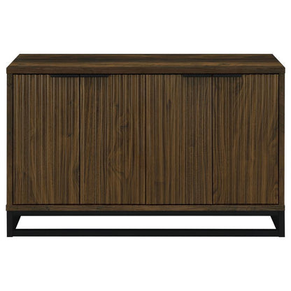 Ryatt - 4 Door Engineered Wood Accent Cabinet - Dark Pine Coaster Fine Furniture