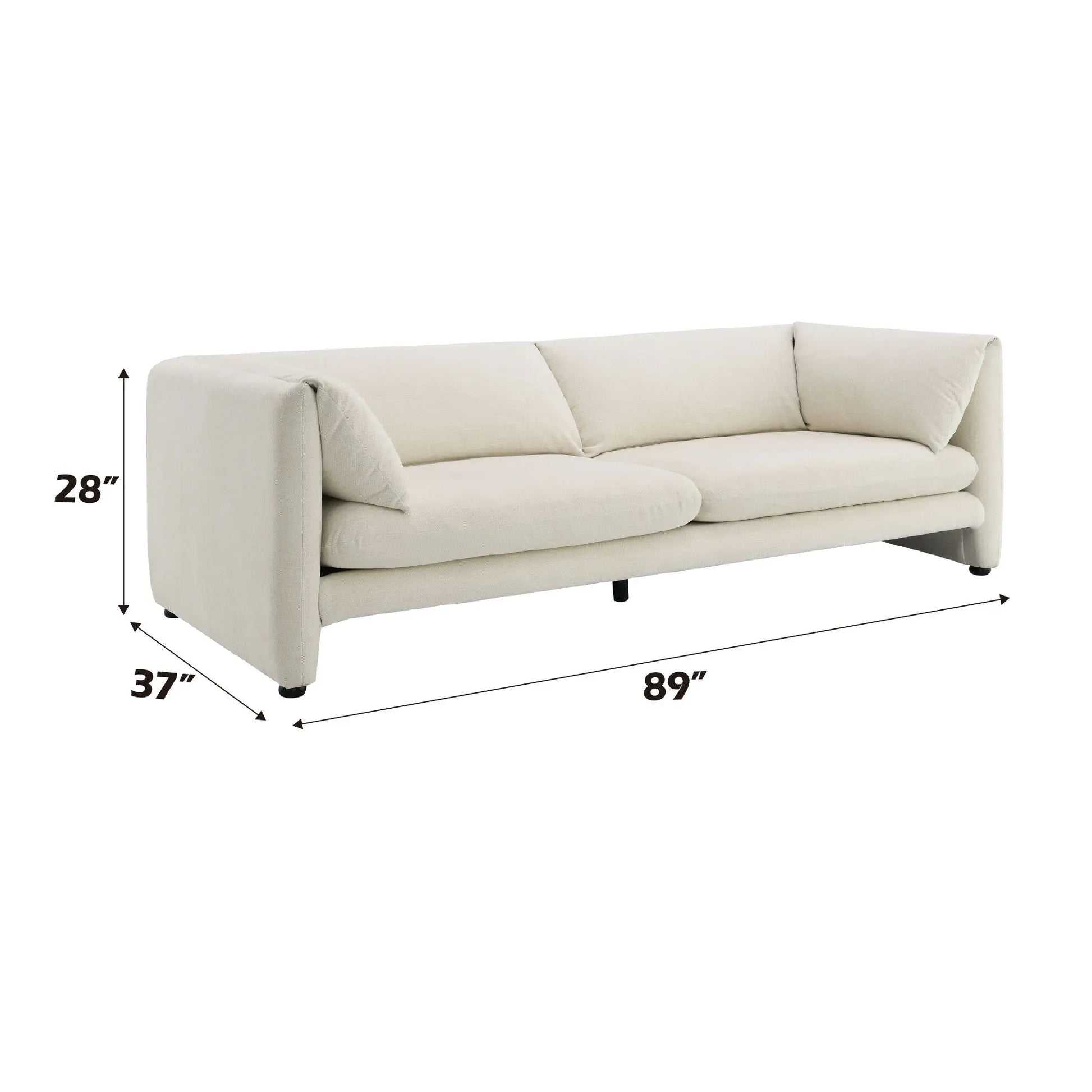 Jaeda - Boucle Sofa - Beige Acme