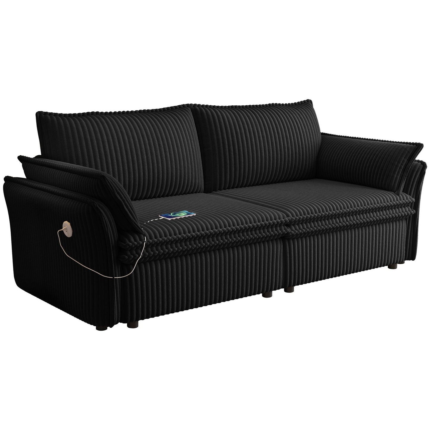 2 In 1 Convertible Sofa Bed, Multi Functional Living Room Furniture Home Essentials