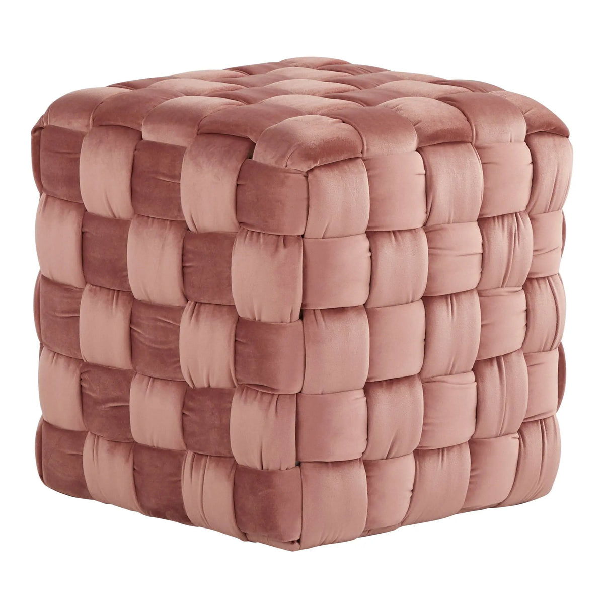Square Braided Ottoman - Lumi Source