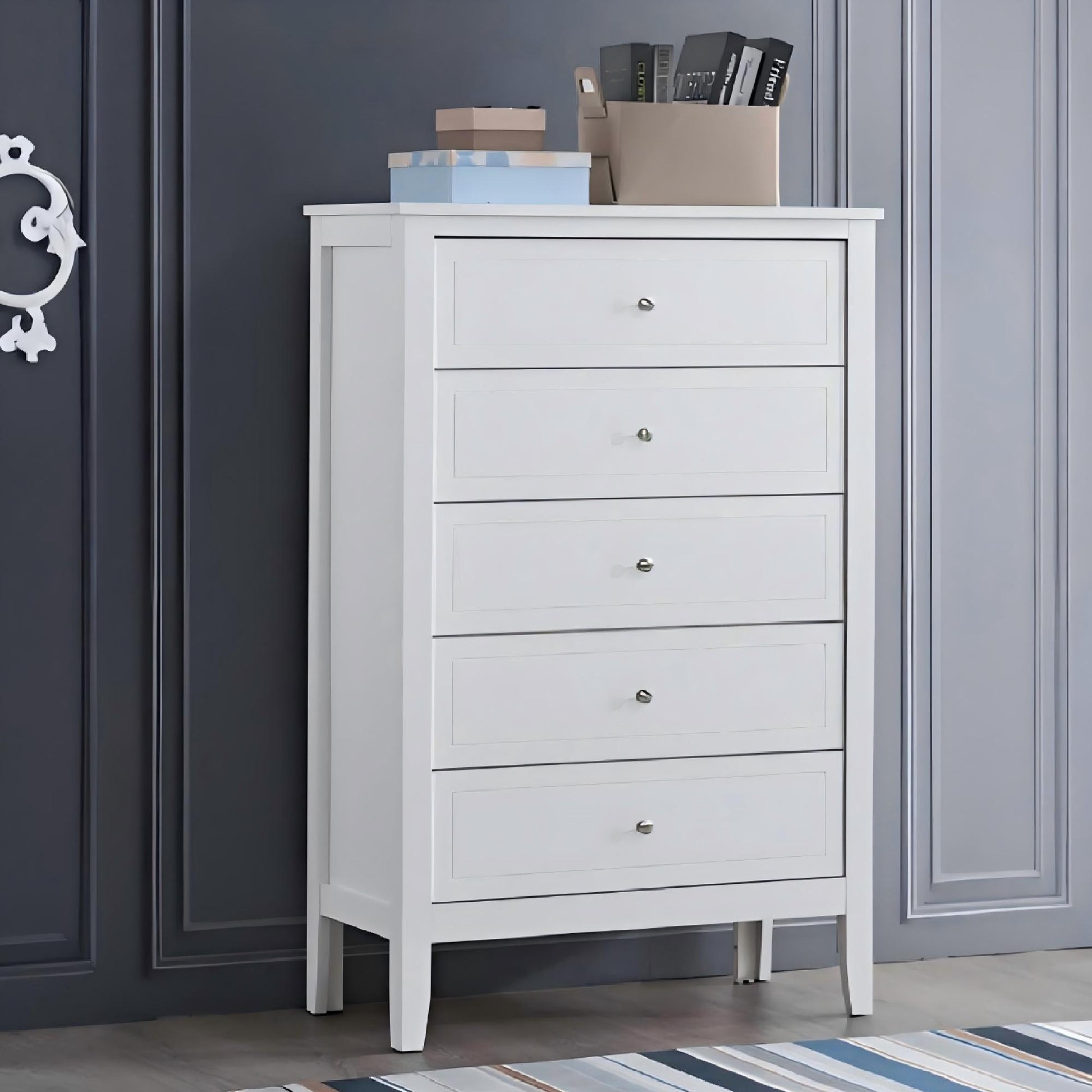Daniel - Chest, 5 Drawer Storage Unit Glory Furniture