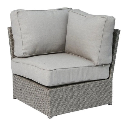 Comfortable Modern Patio Rattan Sectional Set With Cushions LSI Patio Furniture
