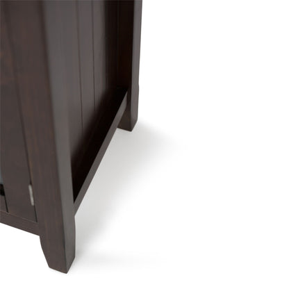 Acadian - Wide Storage Cabinet Handcrafted Simpli-Home