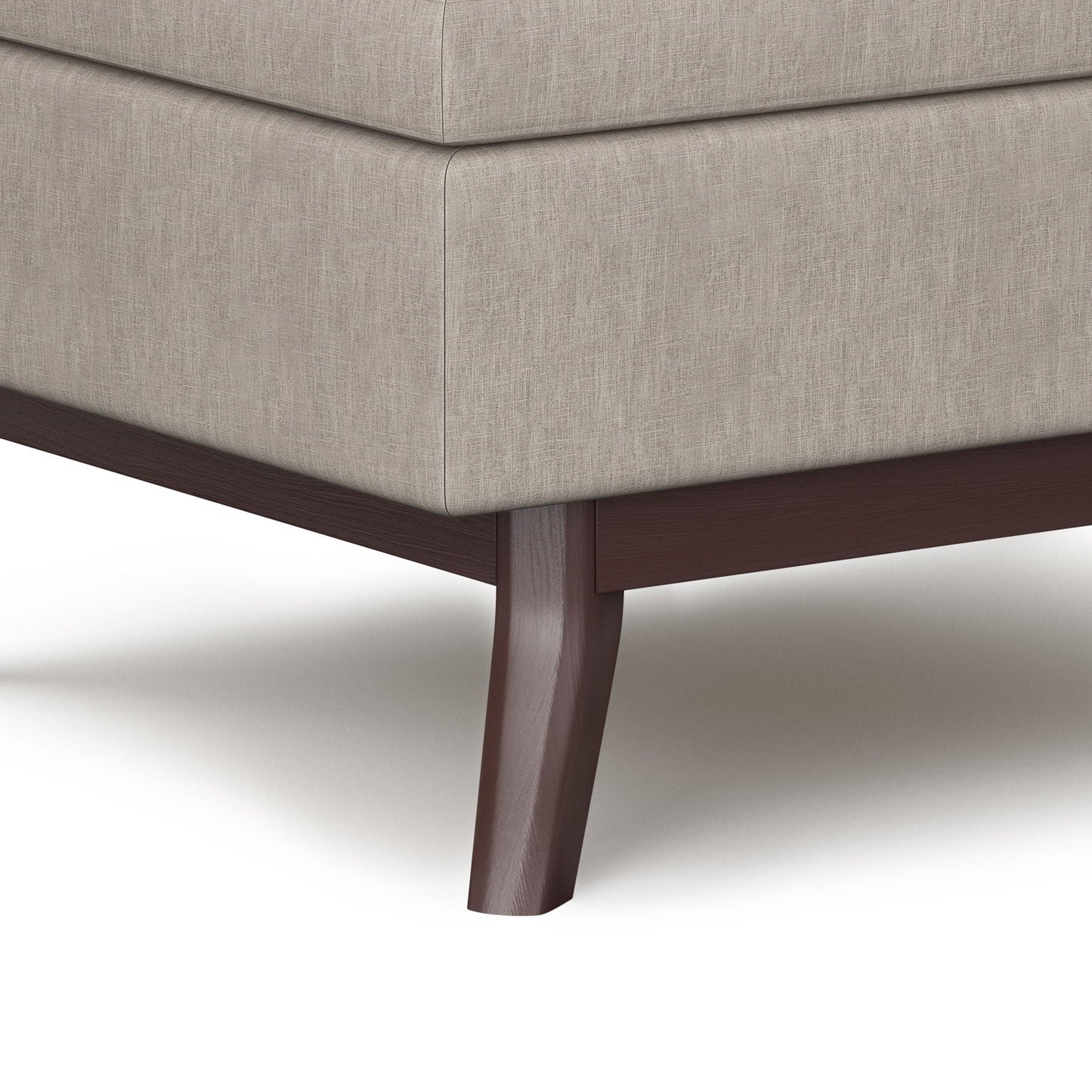 Owen - Upholstered Rectangular Storage Ottoman Simpli-Home