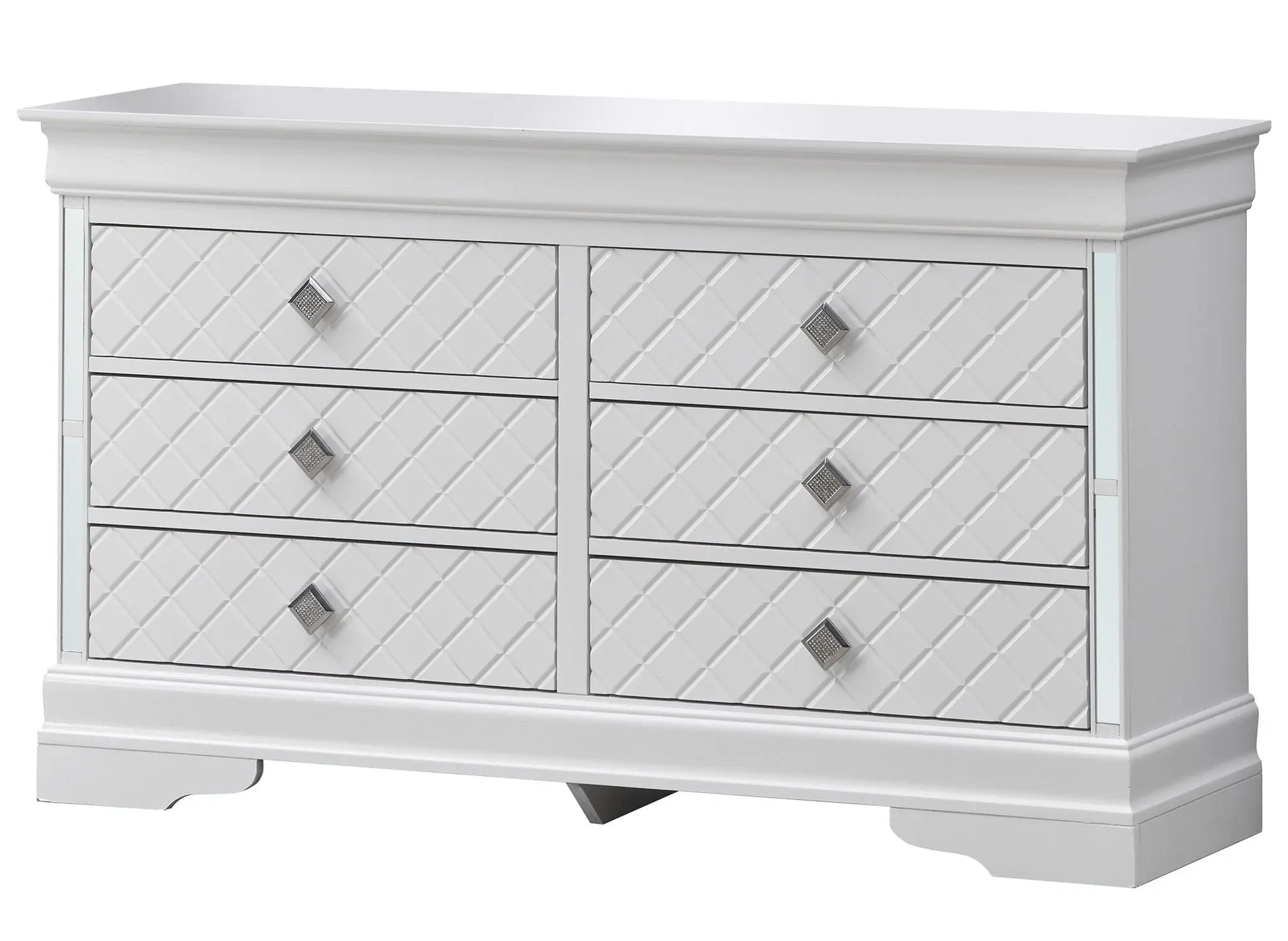 Verona - Dresser - Silver Champagne Glory Furniture