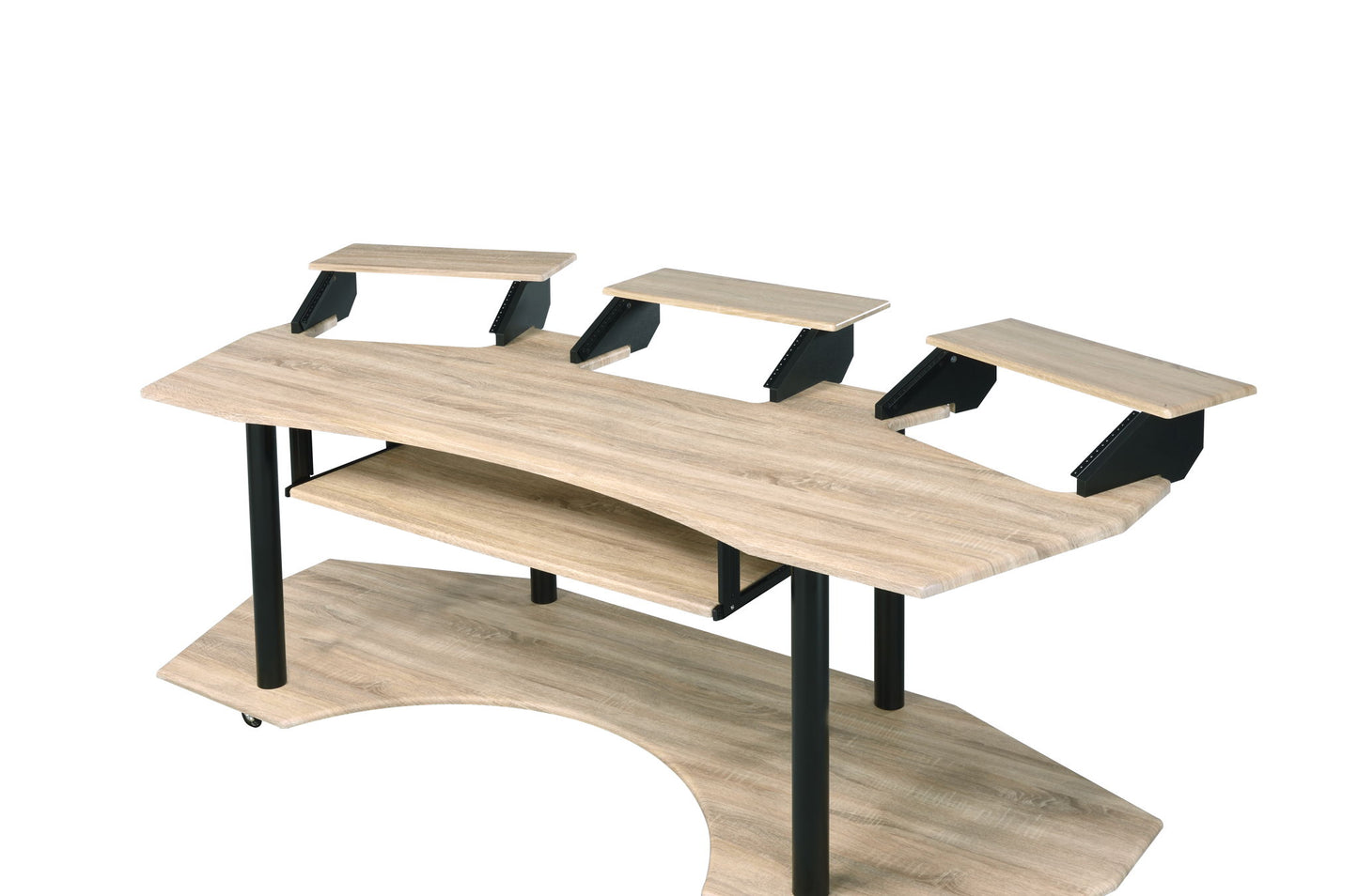 Eleazar - Music Recording Studio Desk - Wood Acme