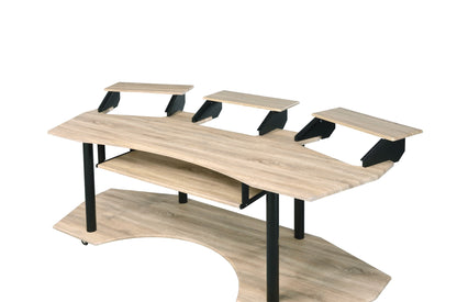 Eleazar - Music Recording Studio Desk - Wood Acme