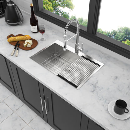 Stainless Steel Drop In Kitchen Sink, Topmount Daily Nest