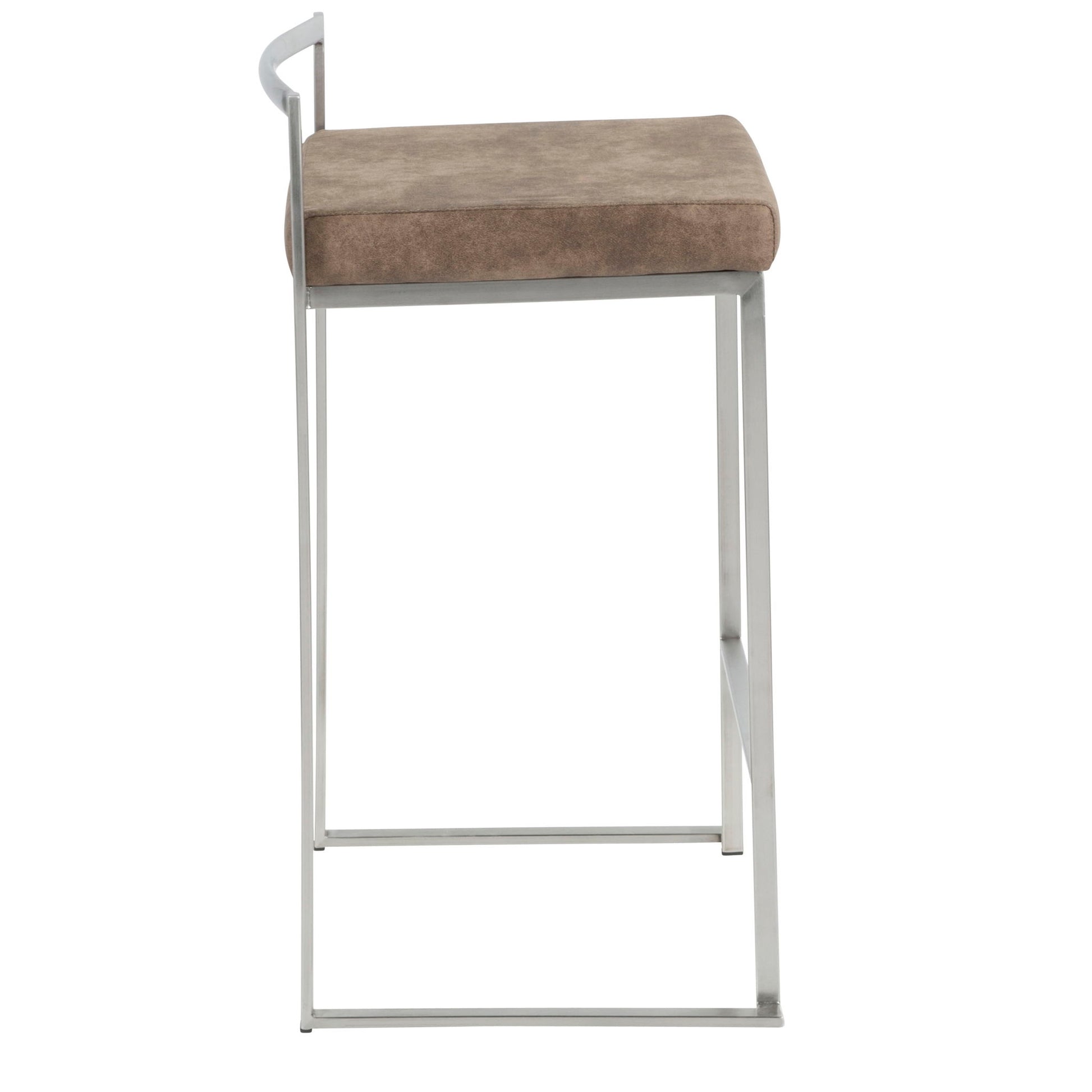 Fuji - Contemporary Elegant Stackable Counter Stool Set Lumi Source
