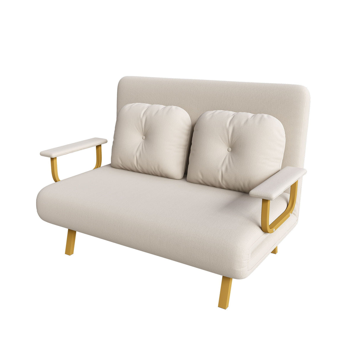 5 In 1 Convertible Sofa Bed For 2 With Adjustable Backrest Home Essentials