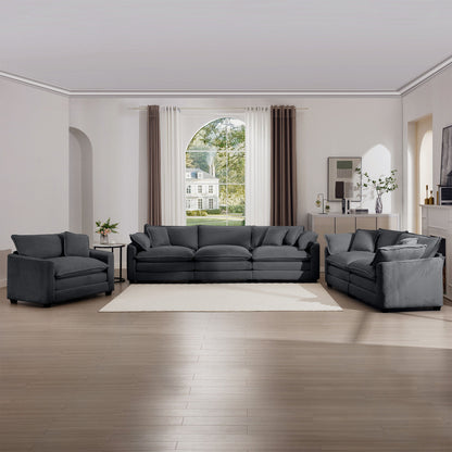 Elegant Oversized Sectional Sofa Set With Deep Seats And Flexible Layout Home Essentials
