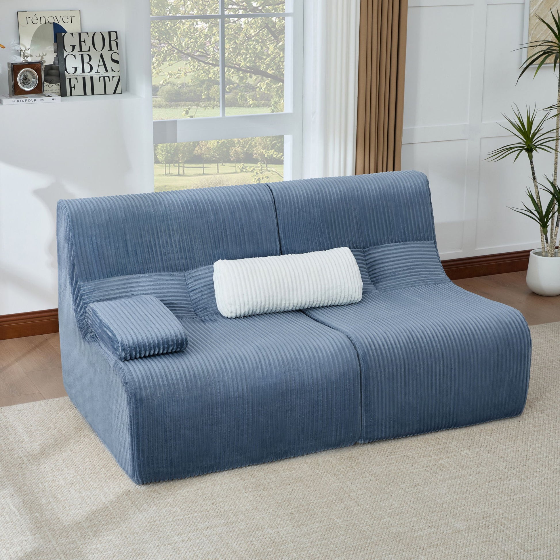 Modern Sectional Loveseat With Ergonomic Design Hearth and Haven
