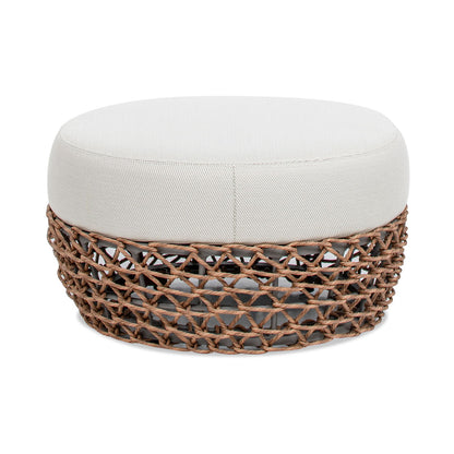 Willow - Round Upholstered Patio Ottoman Jennifer Taylor Home