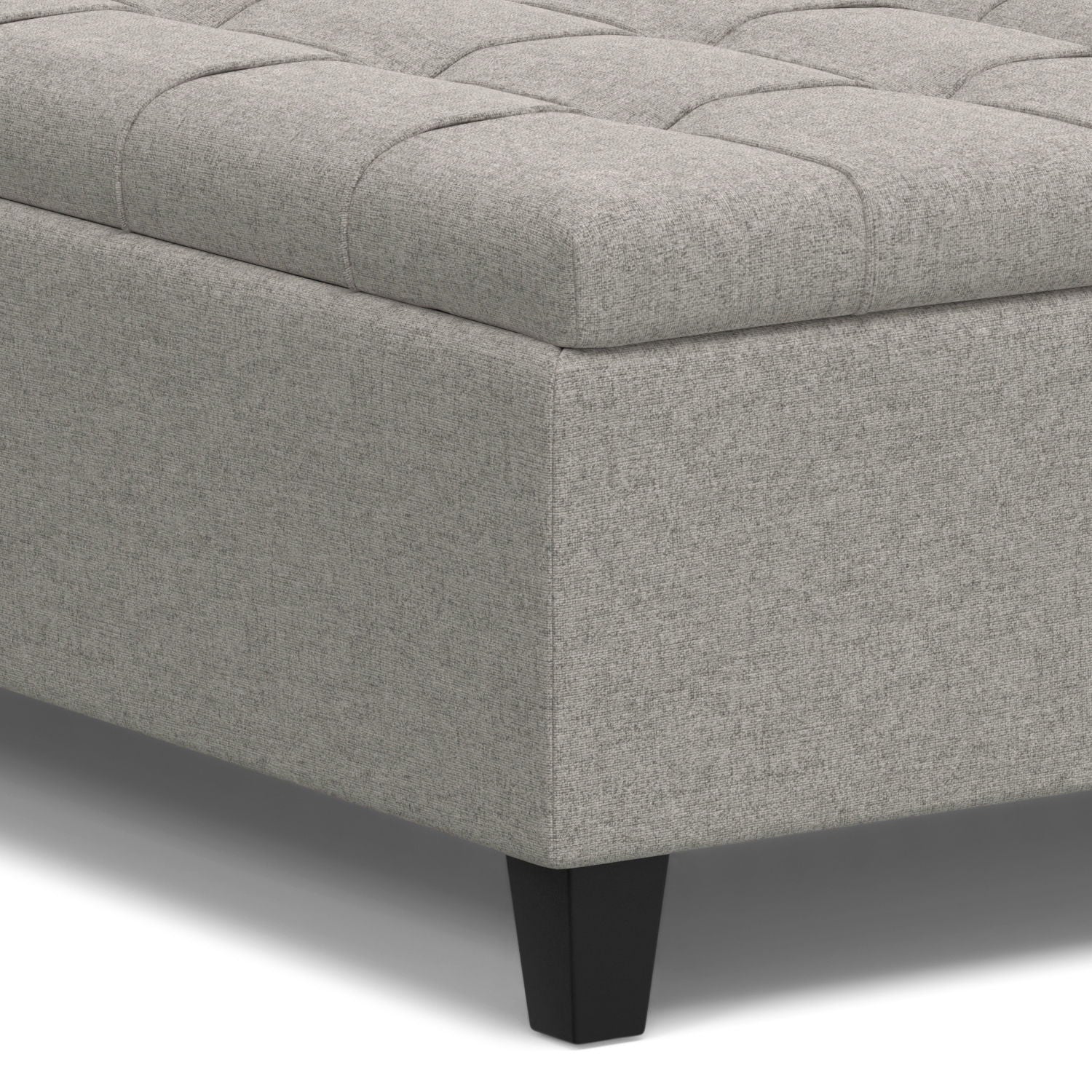 Harrison - Upholstered Coffee Table Storage Ottoman Simpli-Home