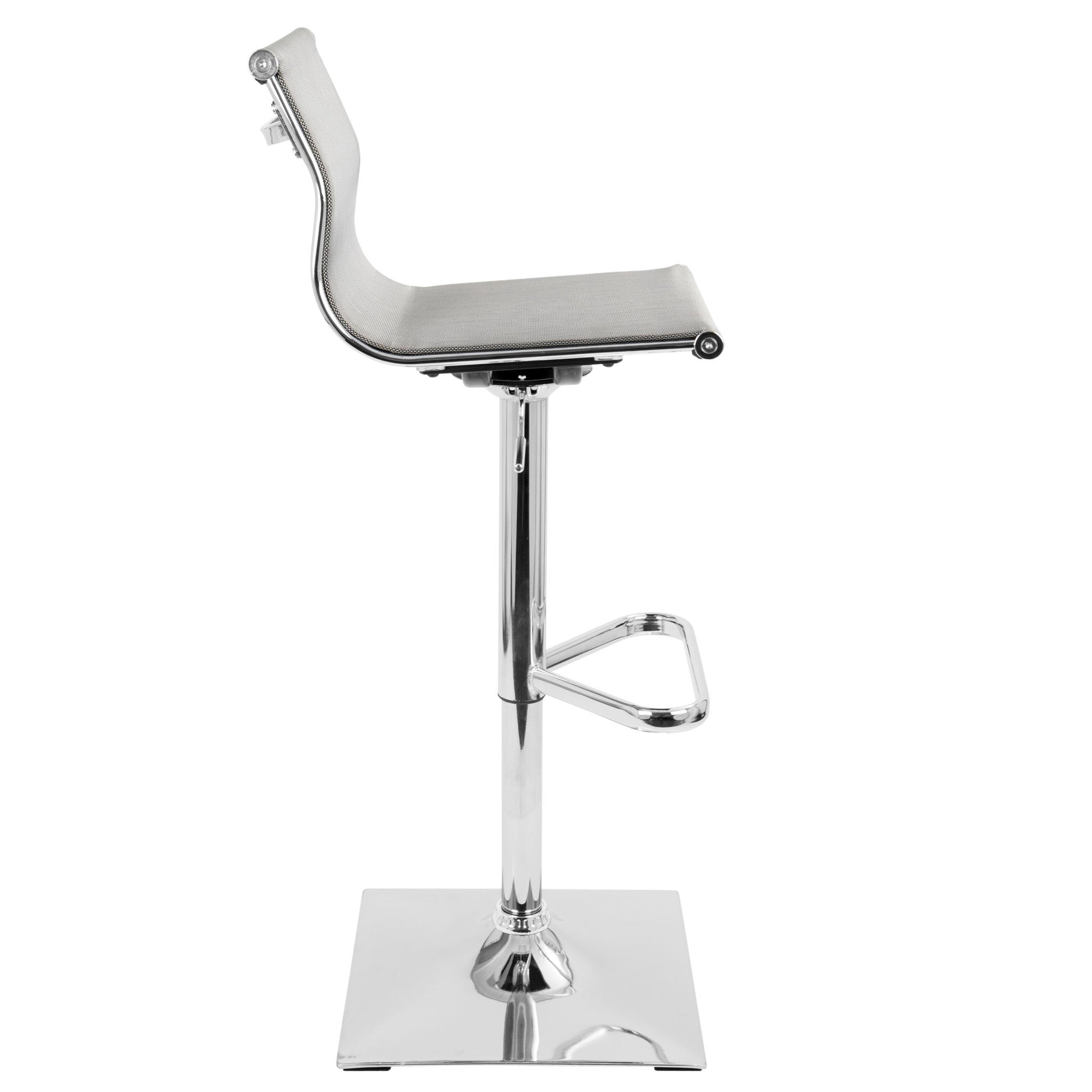 Mirage - Contemporary Adjustable Barstool With Swivel Lumi Source