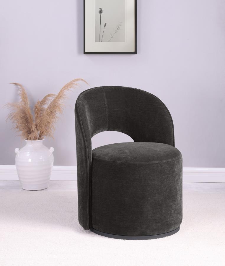 Harjo - Velvet Upholstered Swivel Accent Chair Coaster Fine Furniture