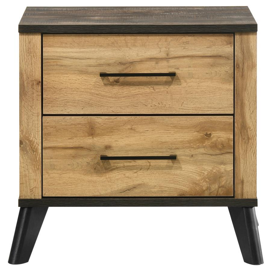 Kaywood - 2-Drawer Nightstand Bedside Table - Natural Pine Coaster Fine Furniture