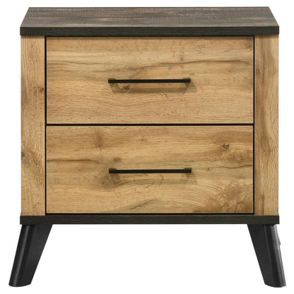 Kaywood - 2-Drawer Nightstand Bedside Table - Natural Pine Coaster Fine Furniture
