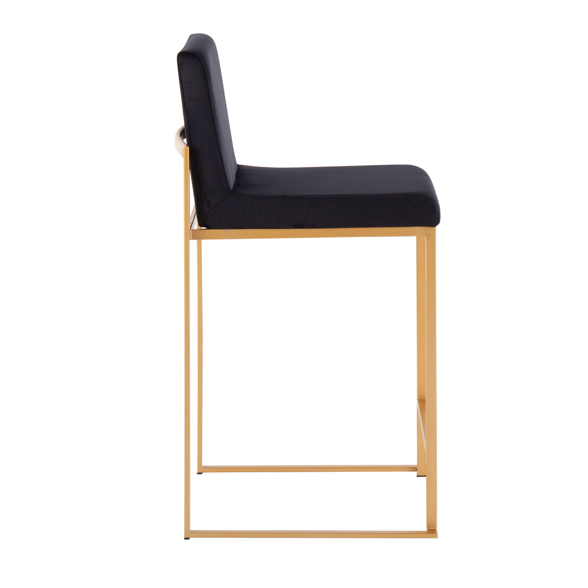 Fuji - Contemporary High Back Stylish Counter Stool Lumi Source