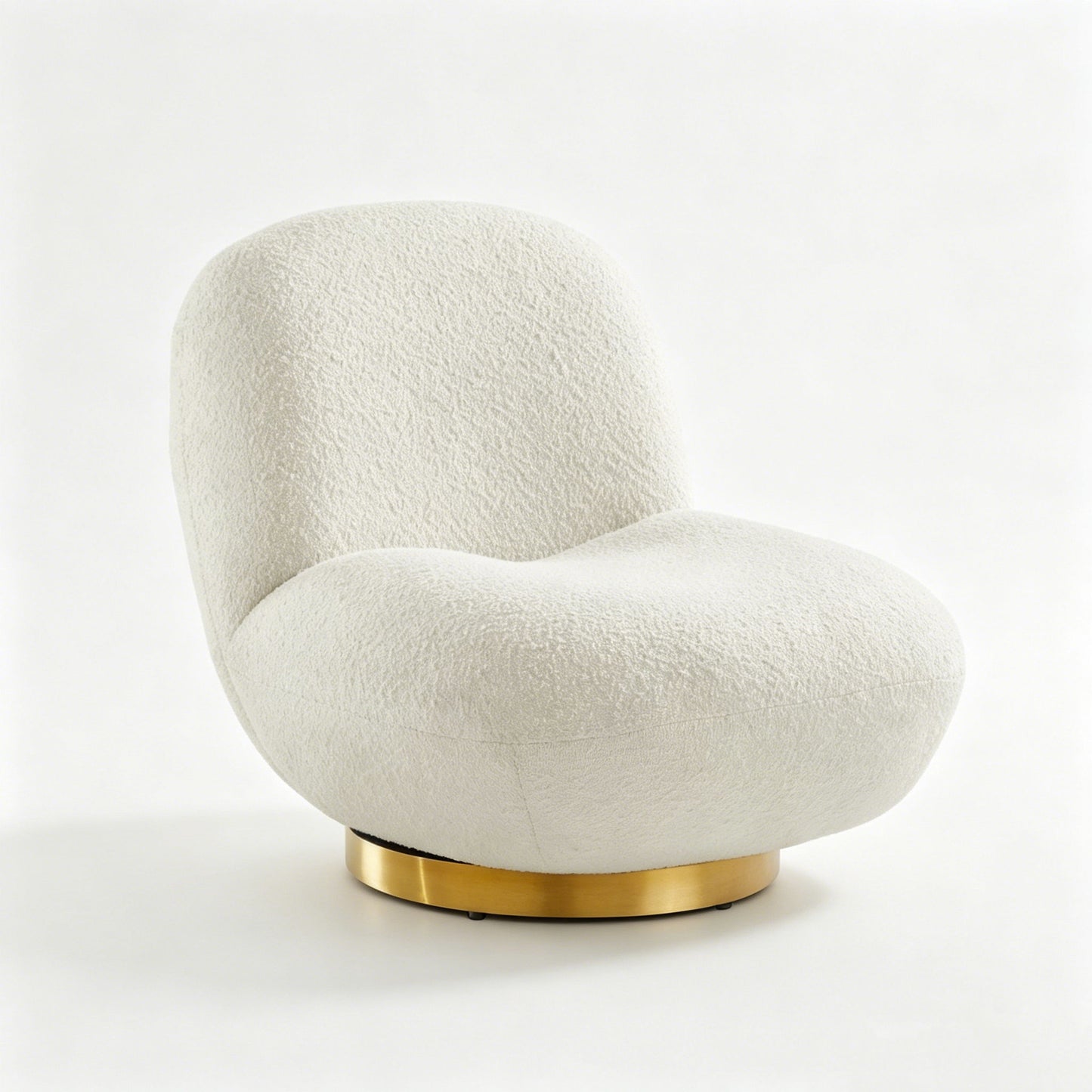 Patty - Swivel Chair - Ivory Home Essentials