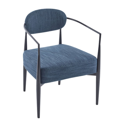 Modern Upholstered Accent Armchair With Pocket Spring Seat Noble House