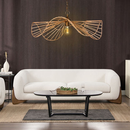Alpine - Luxurious Upholstery Sherpa Sofa Jennifer Taylor Home