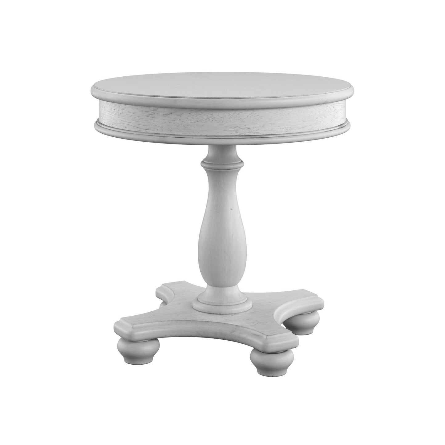 Mariano - Round End Table - Gray