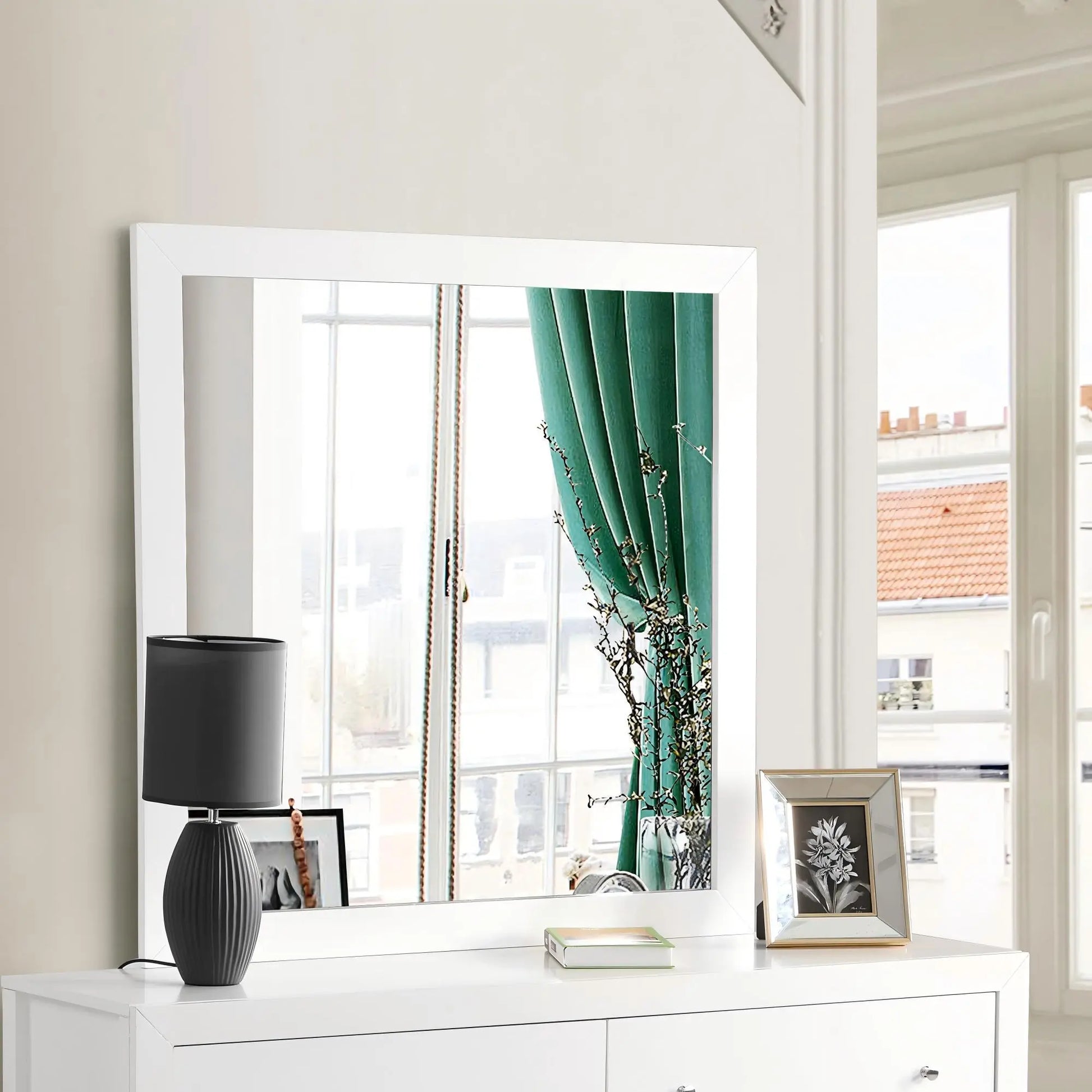 Burlington - Modern Design Transitional Wall Mirror Glory Furniture
