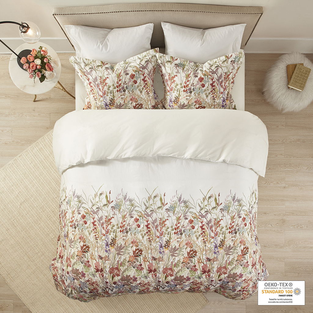 Mariana - 3 Piece Printed Duvet Cover Set - Multi