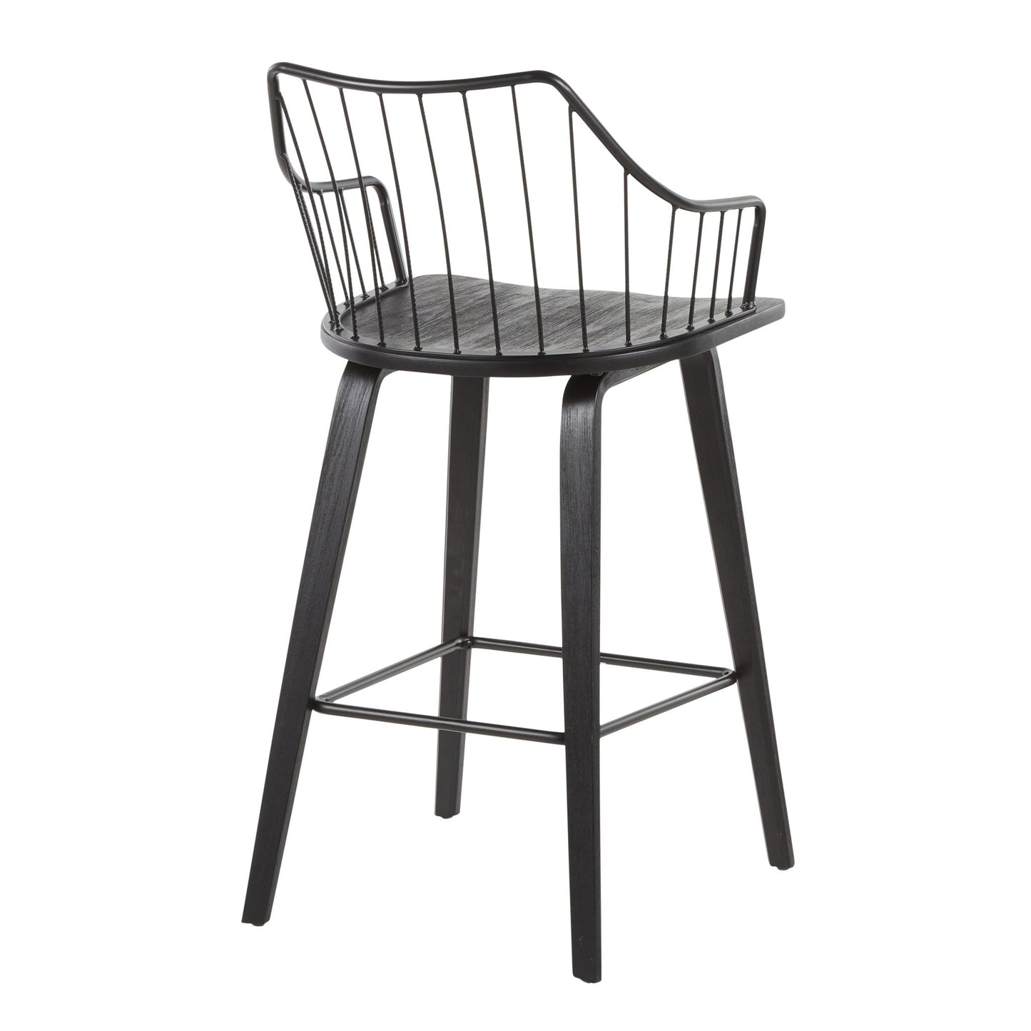 Winston - Farmhouse Counter Stool Lumi Source