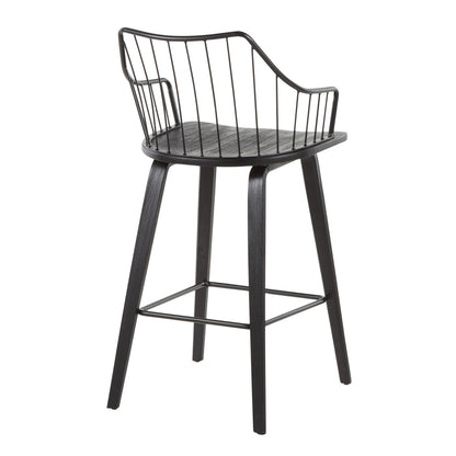 Winston - Farmhouse Counter Stool Lumi Source
