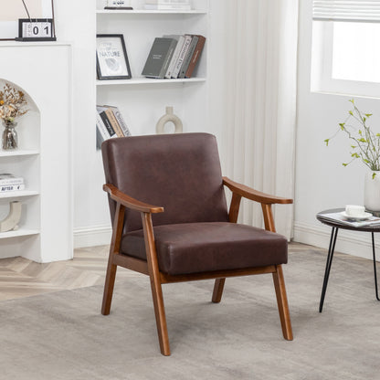 Accent Chair, Classic Mid Century Modern For Extra Seating US Pride