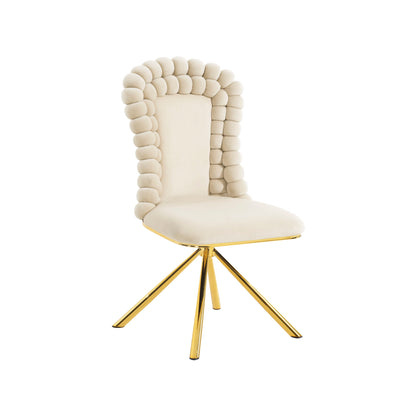 Upholstered Swivel Dining Chairs (Set of 2) Home Essentials