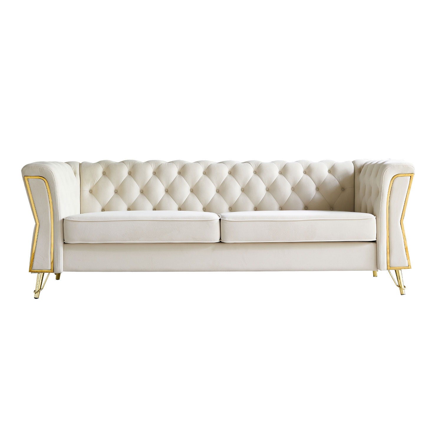 Modern Tufted Sofa For Living Room Home Essentials
