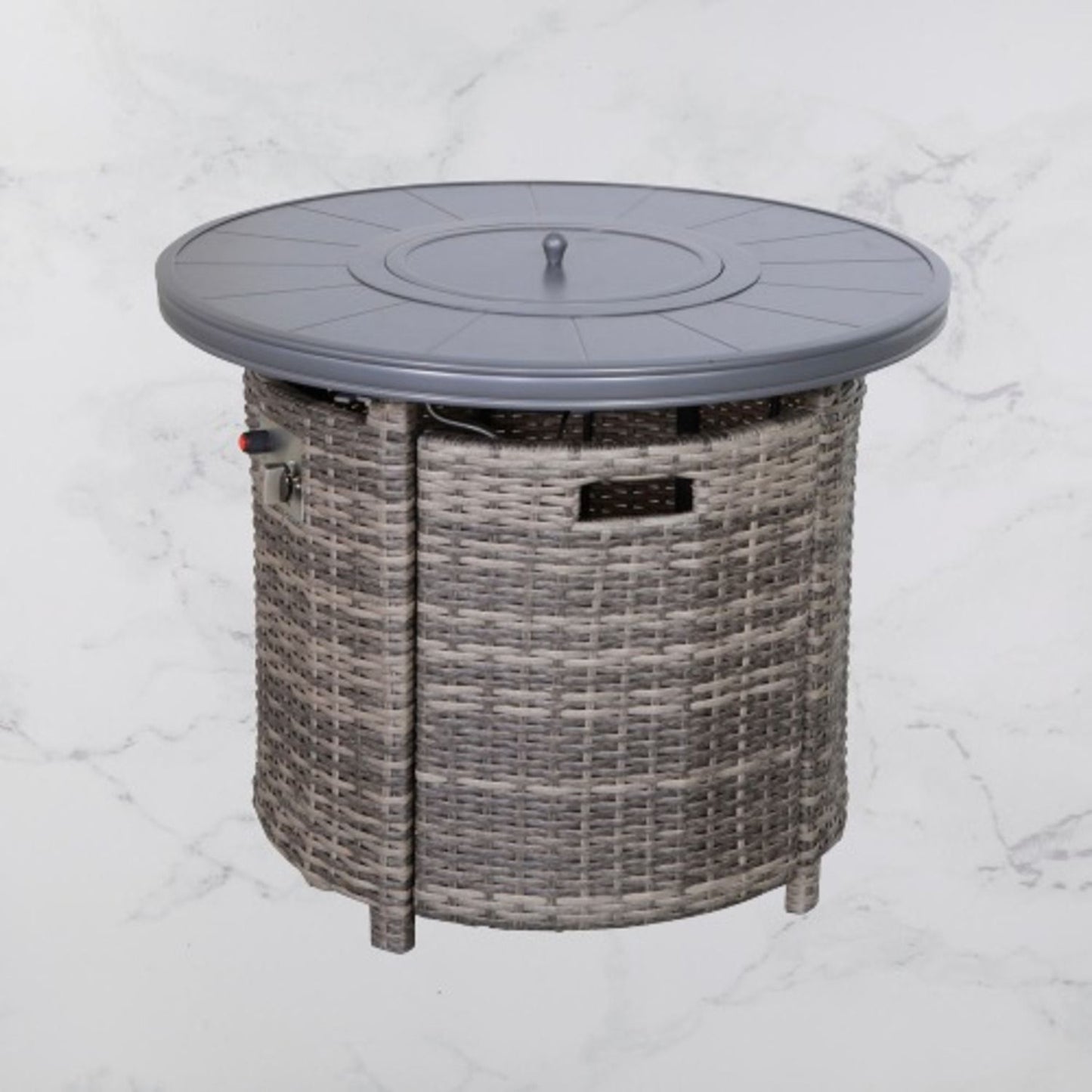 Outdoor Fire Pit Table With Lid LSI Patio Furniture